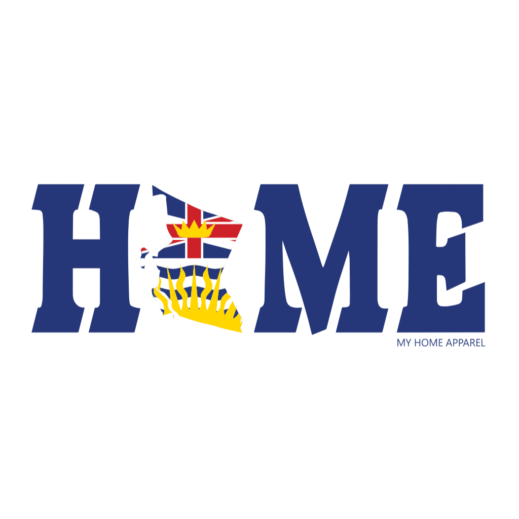 My Home Apparel Sticker British Columbia Provincial Bumper Stickers
