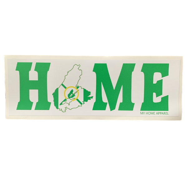 rectangular Sticker Flag w/ White Background Cape Breton HOME Bumper Sticker