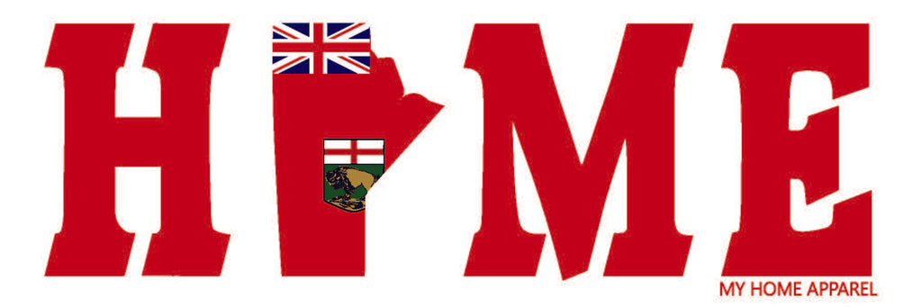 rectangular Sticker Flag with White Background Manitoba Bumper Sticker/Decal