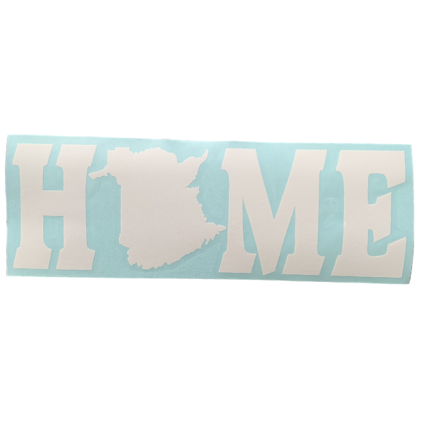 rectangular Sticker Individual Letters New Brunswick HOME Bumper Sticker/Decal
