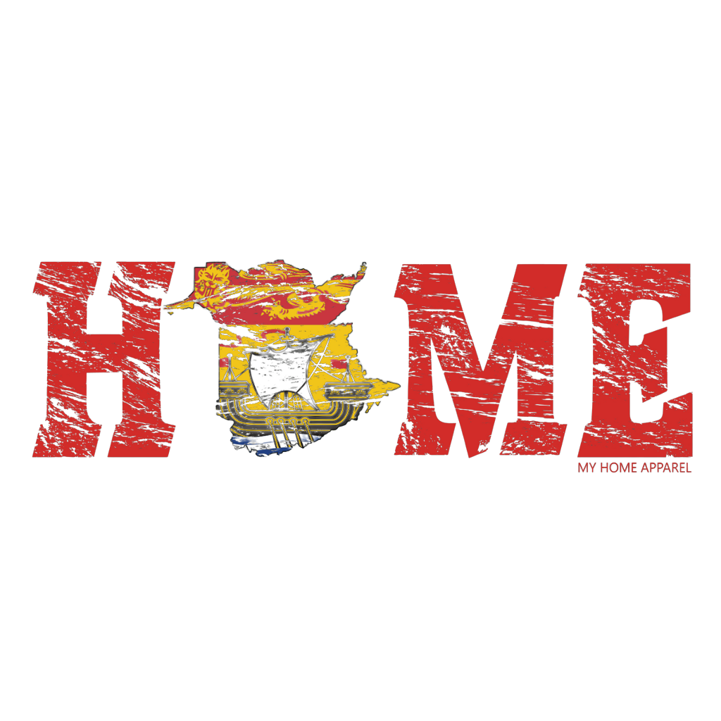 My Home Apparel Sticker New Brunswick Provincial Bumper Stickers