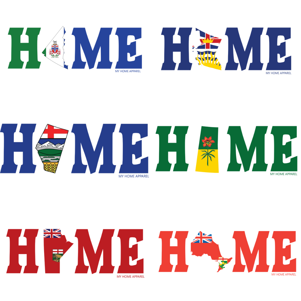 My Home Apparel Sticker Provincial Bumper Stickers