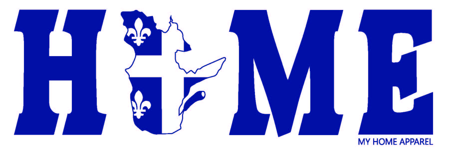 My Home Apparel Sticker Quebec Provincial Bumper Stickers