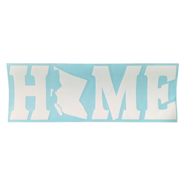 rectangular Sticker White British Columbia Bumper Sticker/Decal