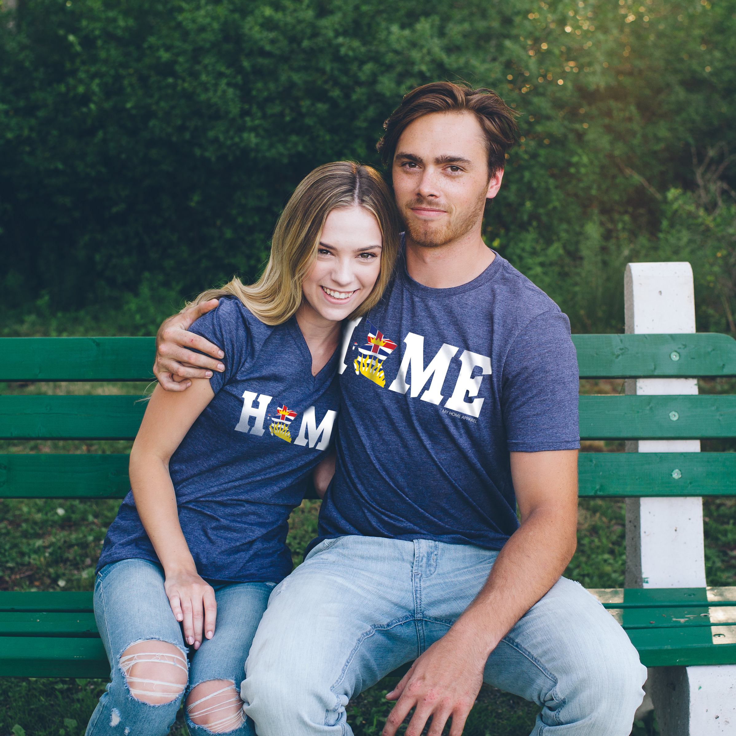 My Home Apparel  - Unisex British Columbia / Small Provincial HOME Flag Unisex T-Shirt