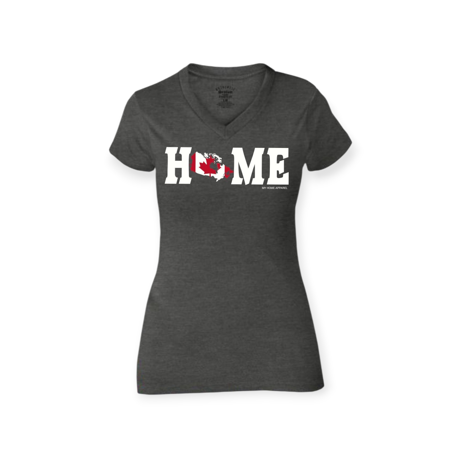My Home Apparel T-Shirt (Graphic) - Unisex Canada HOME Flag T-Shirt