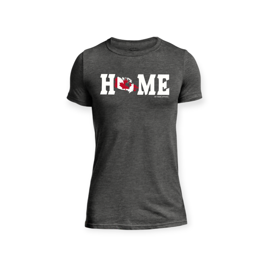 My Home Apparel T-Shirt (Graphic) - Unisex Canada HOME Flag T-Shirt