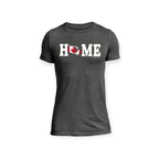 My Home Apparel T-Shirt (Graphic) - Unisex Canada HOME Flag T-Shirt. Crew neck soft fit, Canadian made.