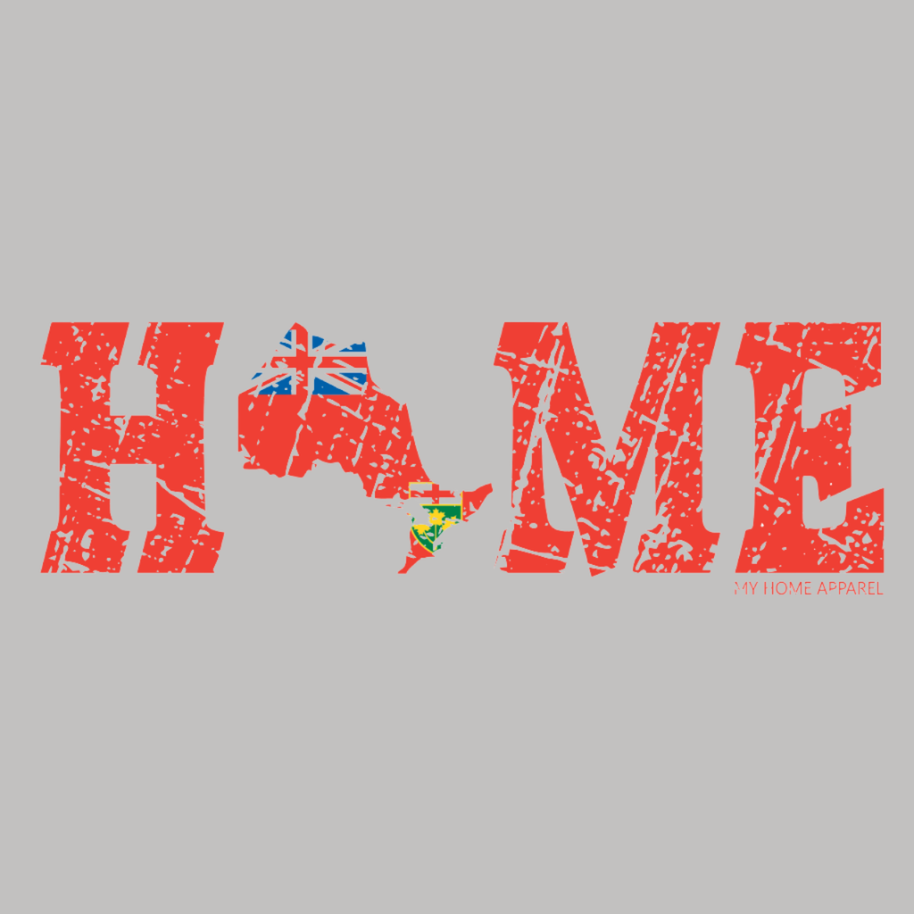  T-Shirt (Graphic) -  Ontario / Small Provincial HOME Flag 