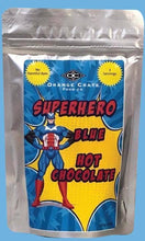 Load image into Gallery viewer, Silver resealable bag with comic graphic with a superhero figure
