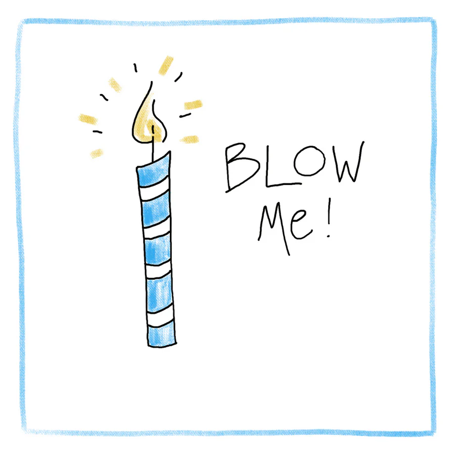Out on a Whim greeting card Blow Me! -Greeting Card *Adult Content