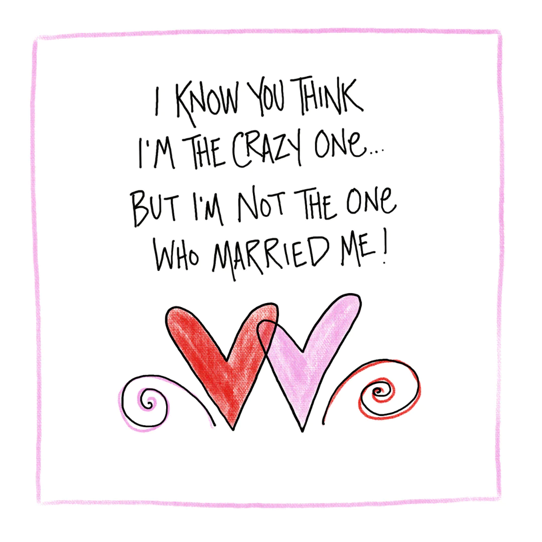 Out on a Whim greeting card Card 2 - ...Crazy One Out On A Whim Greeting Cards *Adult Content