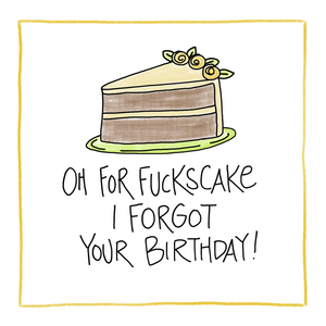 Out on a Whim greeting card Card 5 - ...Fuckscake Out On A Whim Greeting Cards *Adult Content