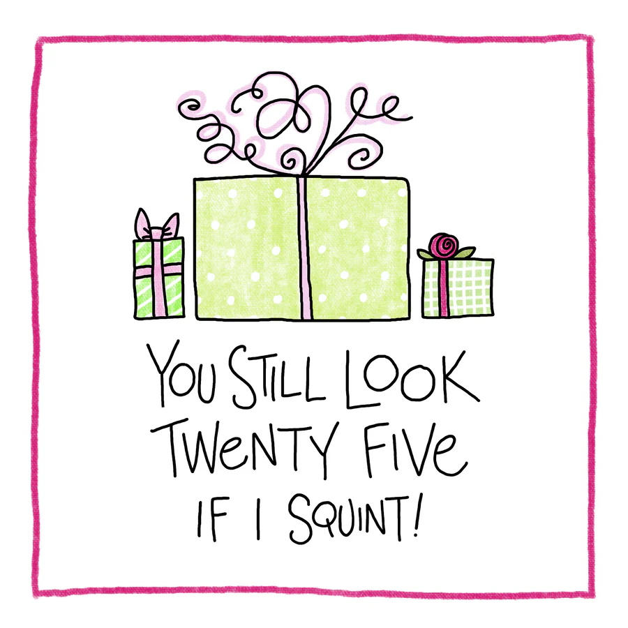 Out on a Whim greeting card Squint -Greeting Card
