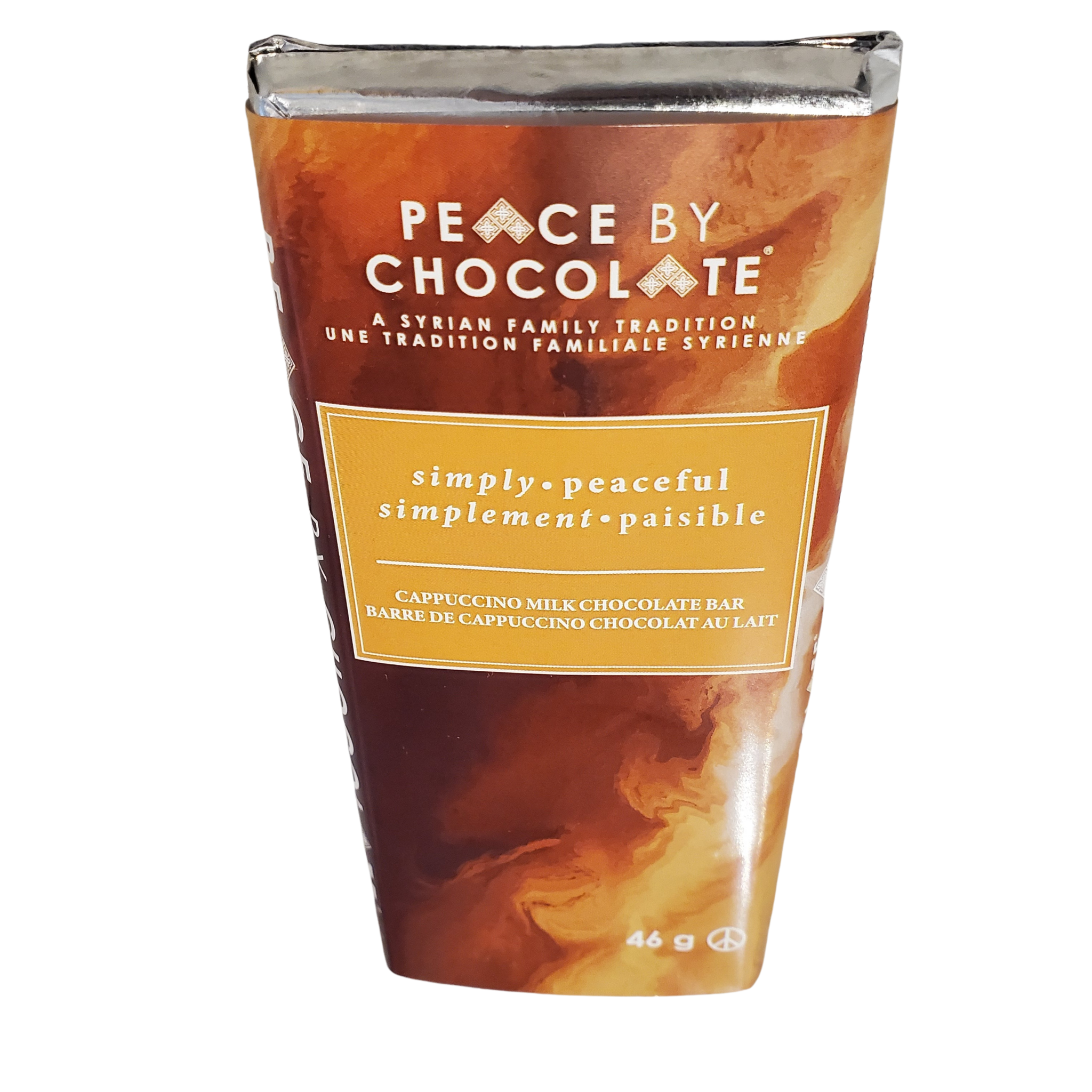 Peace by Chocolate Chocolate Bar Simply Peaceful Cappuccino Milk Chocolate Bar