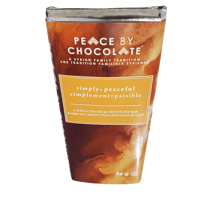 Peace by Chocolate Chocolate Bar Simply Peaceful Cappuccino Milk Chocolate Bar