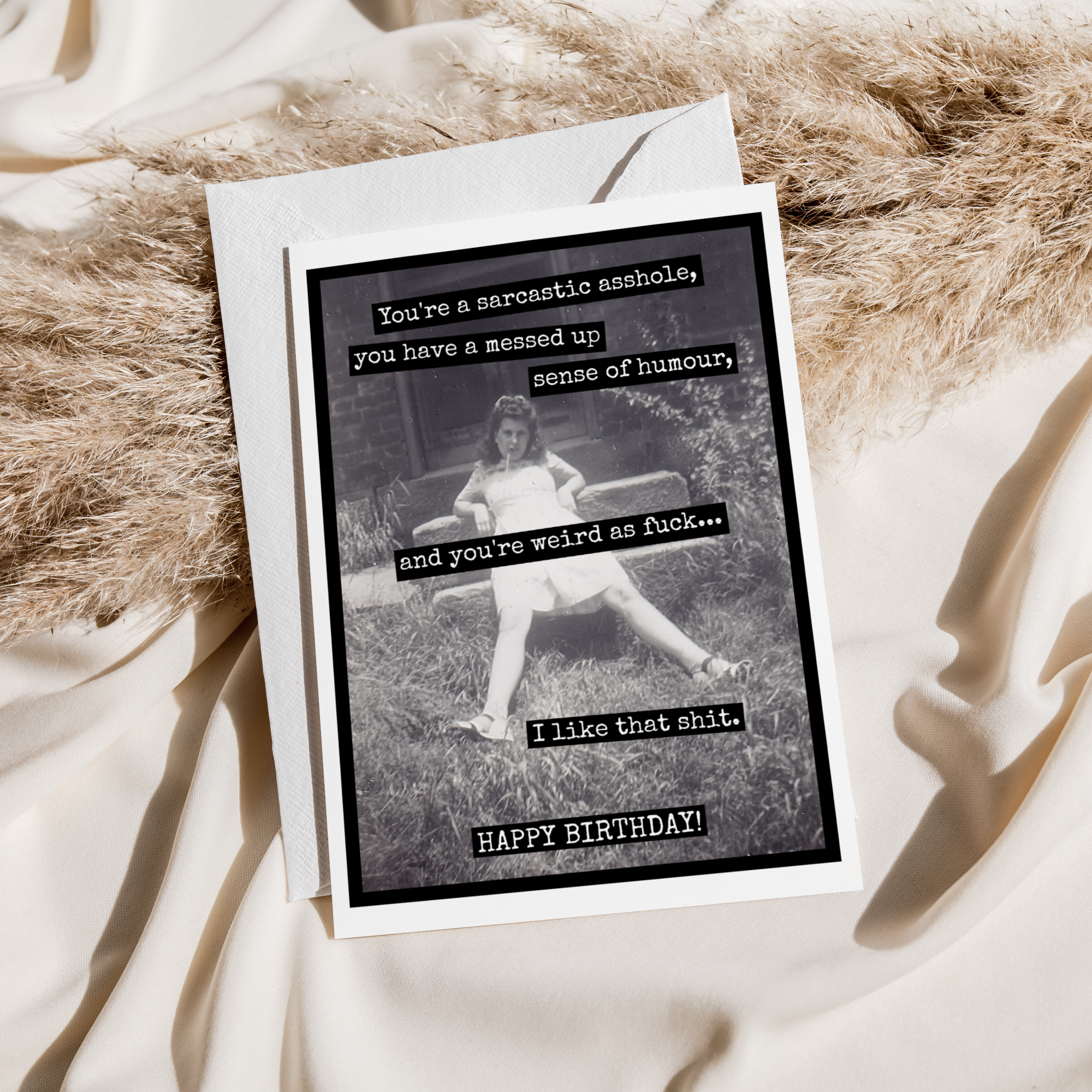 Raven's Rest Studio Card. You're a Sarcastic Asshole, You Have a Messed Up...