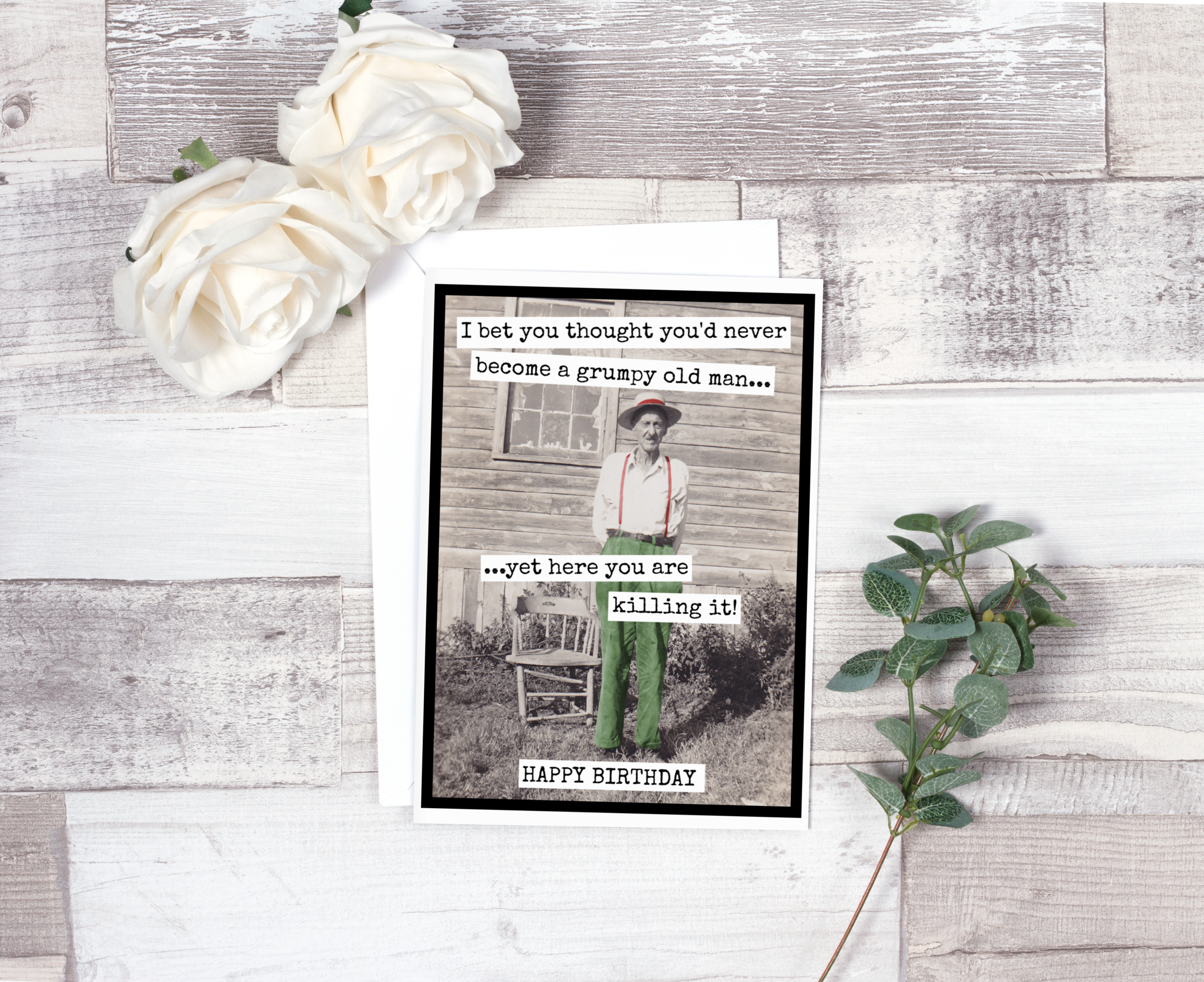 Raven's Rest Studio I Bet You Thought You'd Never Become A Grumpy Old Man...