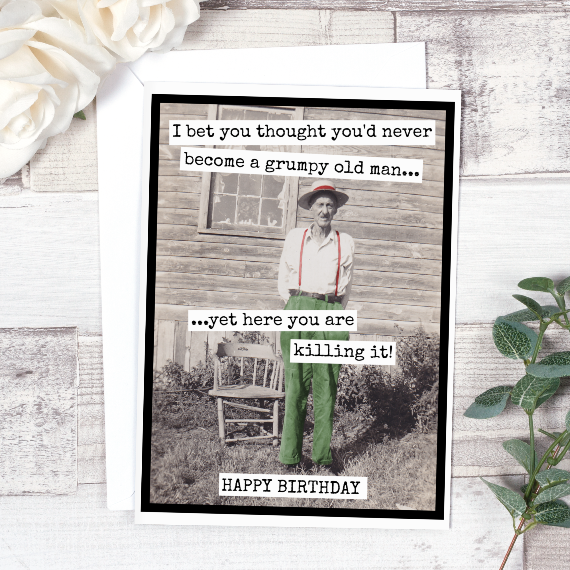 Raven's Rest Studio I Bet You Thought You'd Never Become A Grumpy Old Man...