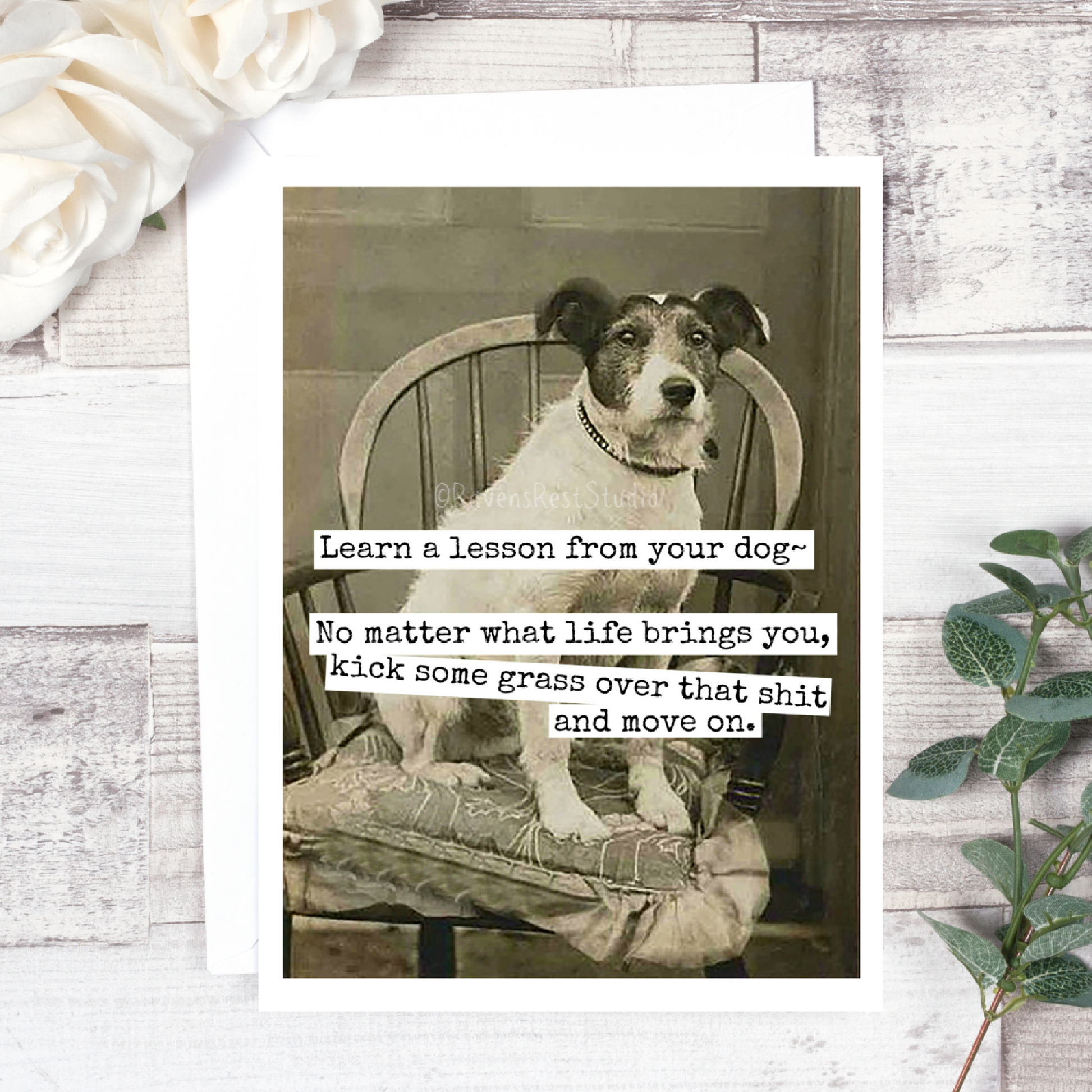 Raven's Rest Studio Learn A Lesson From Your Dog...