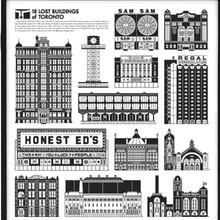 Load image into Gallery viewer, Raymond Biesinger Art Print &quot;Lost Buildings of Toronto&quot; Art Print (Copy)
