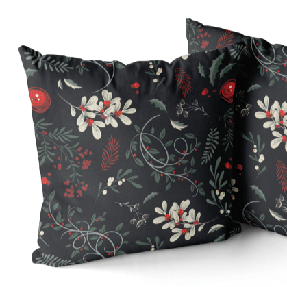 Sebastien & Groome Living/Rec-Room Silent Night / 45.7 x 45.7cm Decorative Accent Cushions