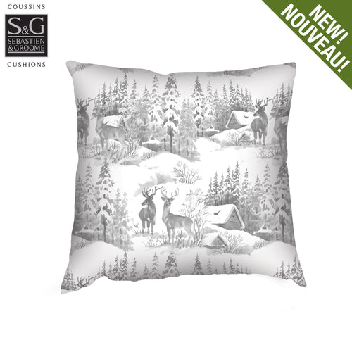 Sebastien & Groome Living/Rec-Room Winter Tranquility / 45.7cm x 45.7cm Decorative Accent Cushions