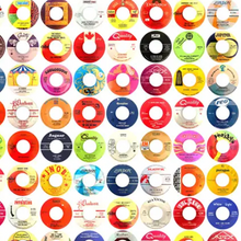 Load image into Gallery viewer, colourful array of Canadian music singles
