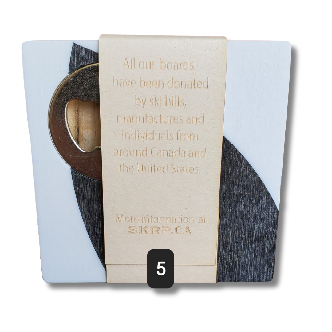 SKRP Coaster Upcycled Coaster from Snowboards