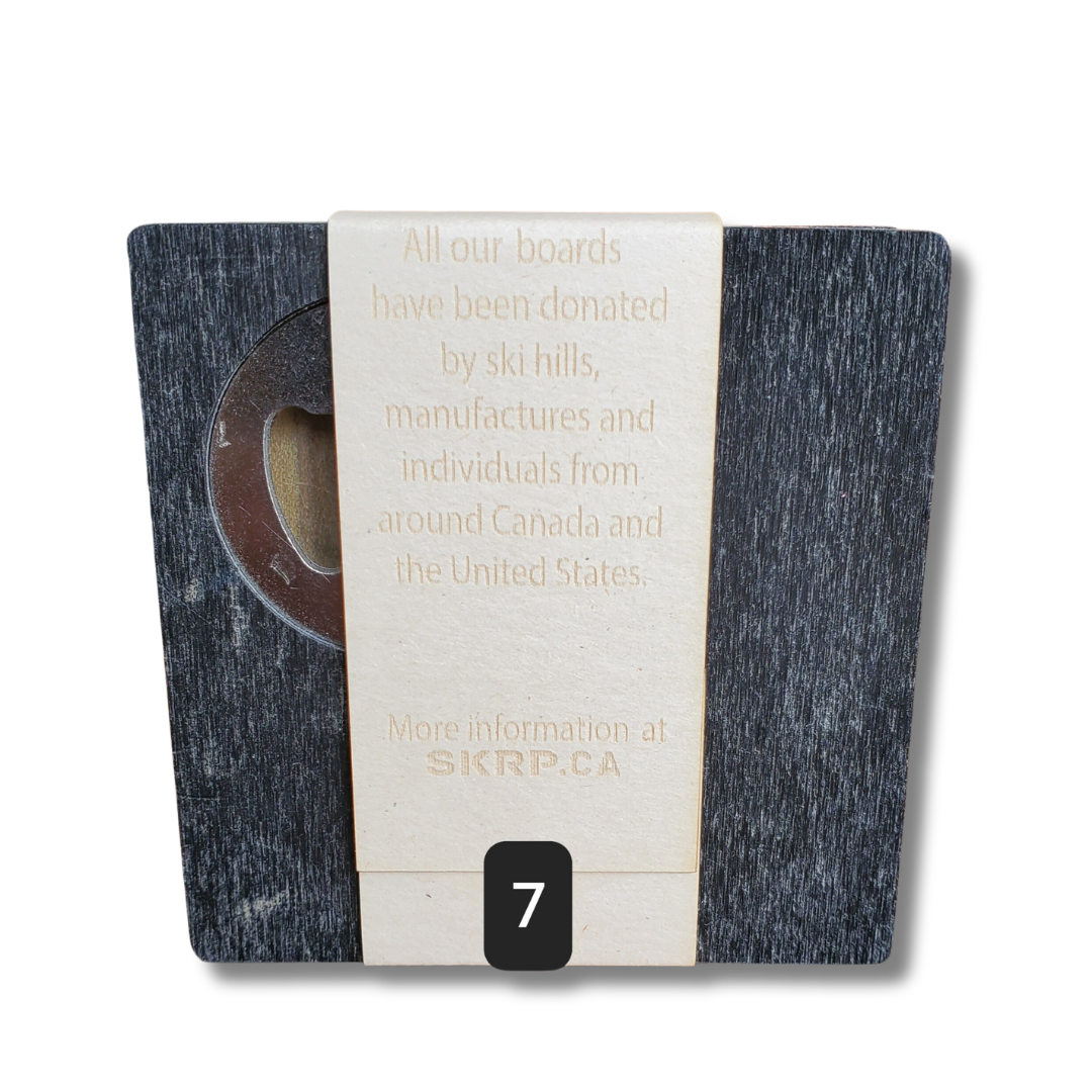 SKRP Coaster Upcycled Coaster from Snowboards