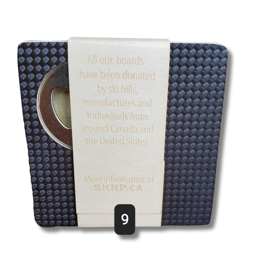 SKRP Coaster Upcycled Coaster from Snowboards