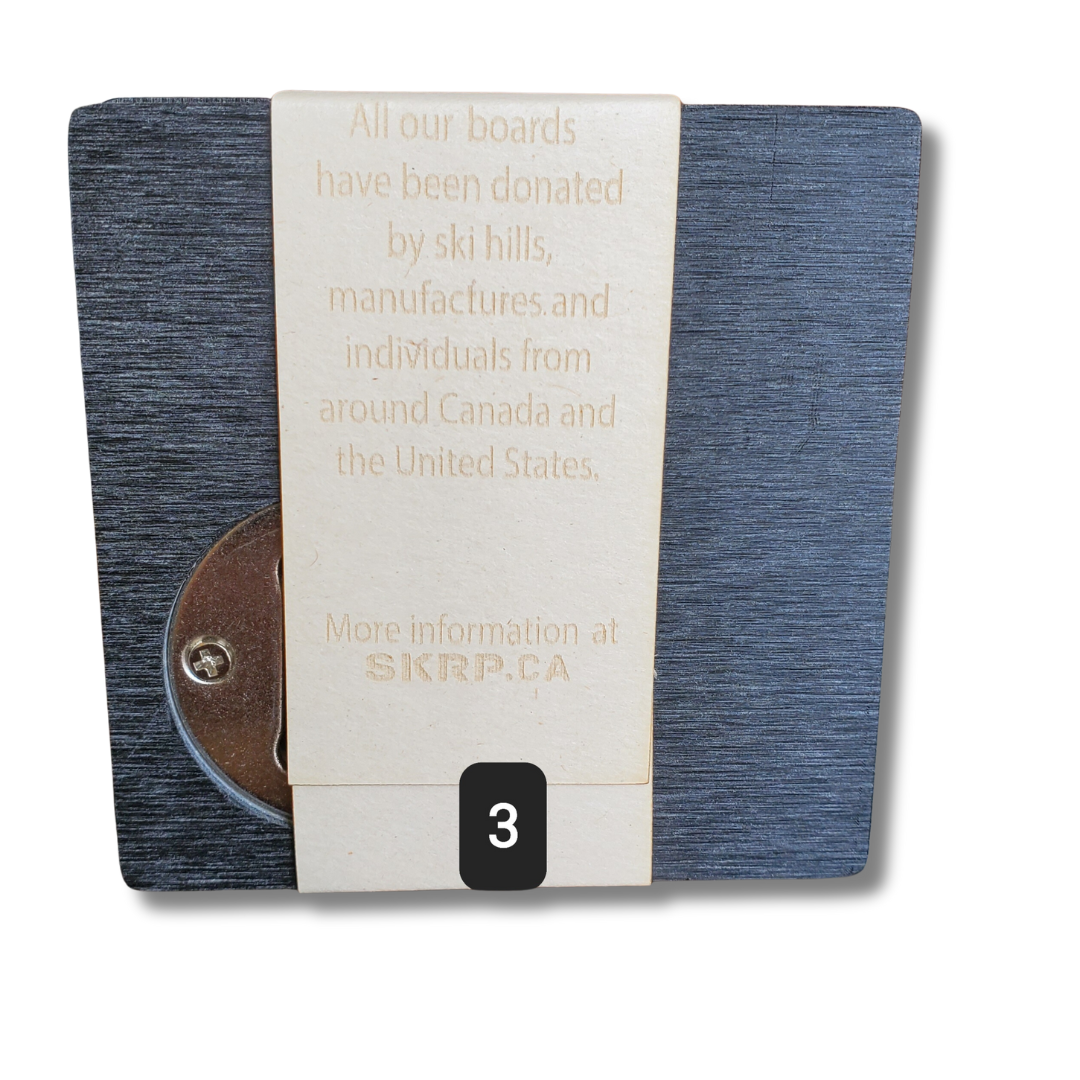SKRP Coaster Upcycled Coaster from Snowboards