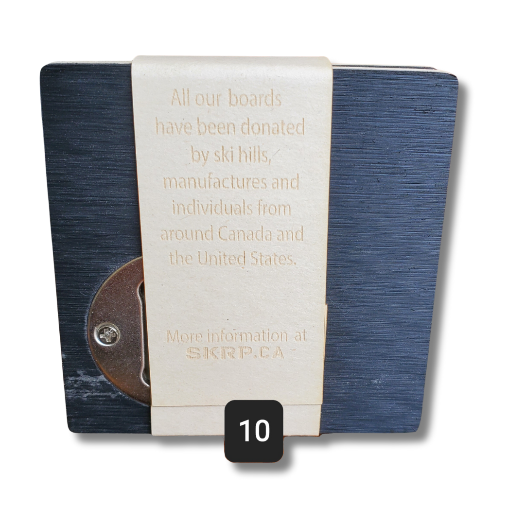 SKRP Coaster Upcycled Coaster from Snowboards