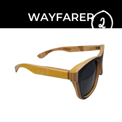 SKRP Glasses Sunglasses - made from Upcycled Skateboards