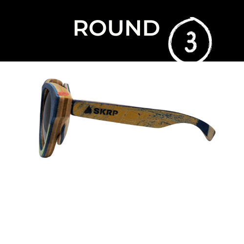 SKRP Glasses Sunglasses - made from Upcycled Skateboards