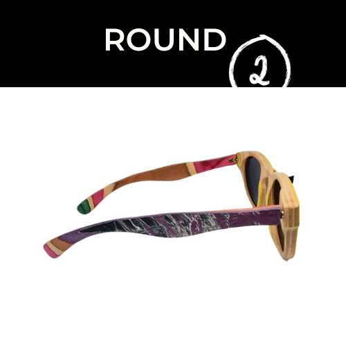 SKRP Glasses Sunglasses - made from Upcycled Skateboards