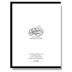 back of card is white with red print