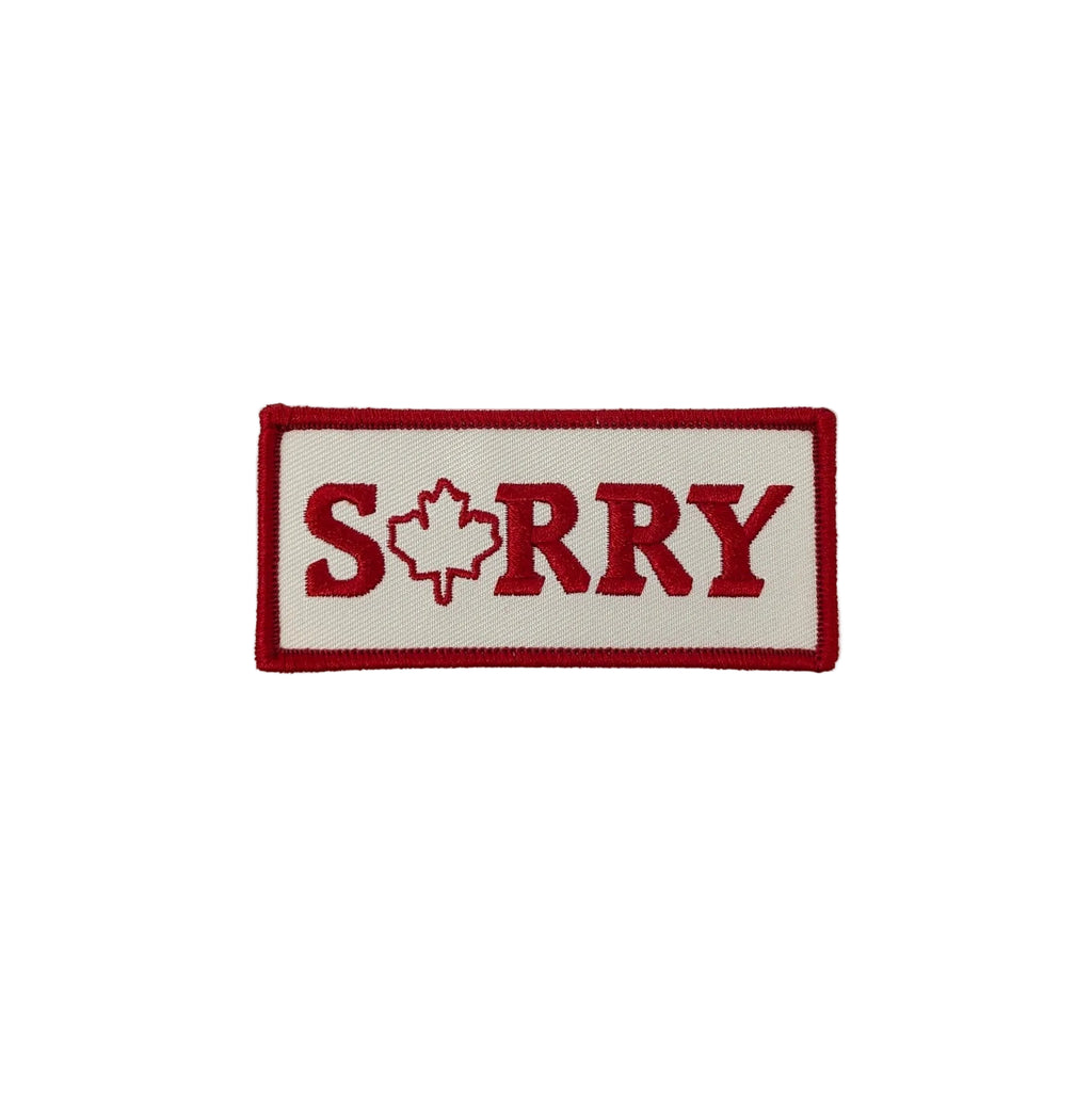 My Home Apparel Patch Sorry Patch - Made in Canada