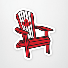 Load image into Gallery viewer, Sticker You sticker Canada Muskoka Chair Fun Vinyl Stickers By Sticker You
