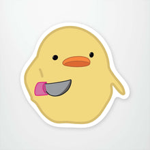 Load image into Gallery viewer, Sticker You sticker Chick With Knife Fun Vinyl Stickers By Sticker You
