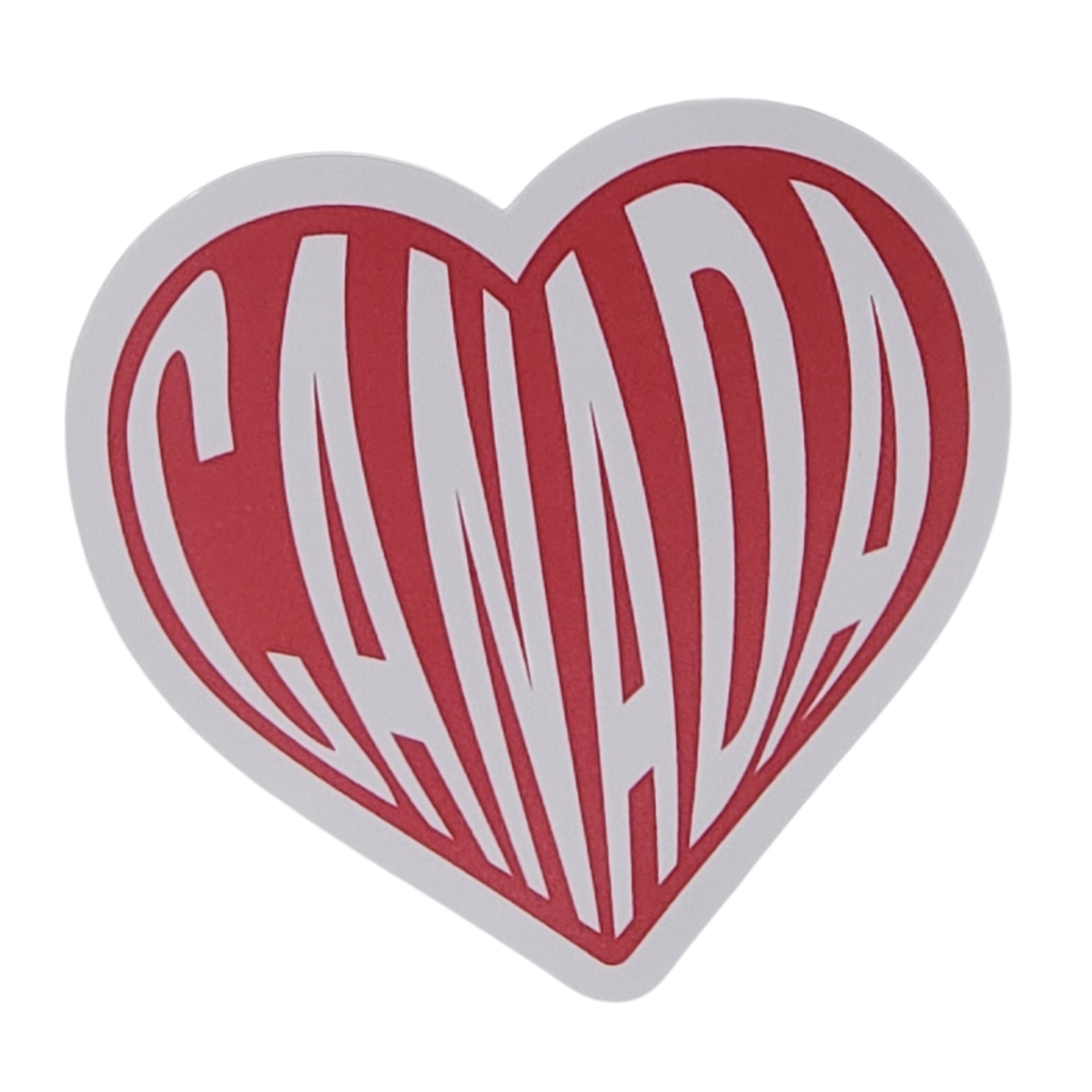 Sticker You sticker Heart Canada Fun Vinyl Stickers By Sticker You