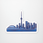 Sticker You sticker TO Skyline Fun Vinyl Stickers By Sticker You