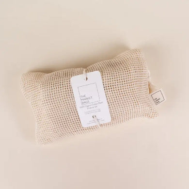 The Market Bags produce bag Organic Cotton Mesh Produce Bag Set