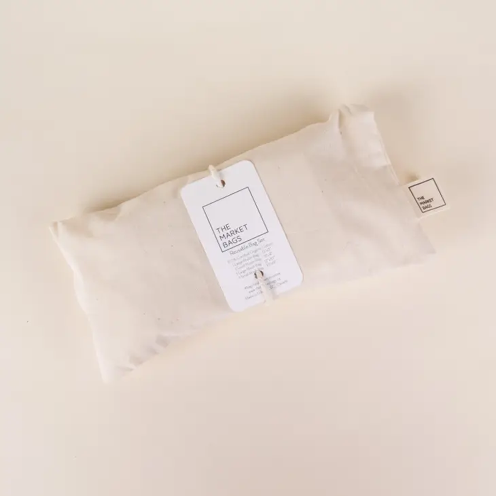 The Market Bags produce bag Organic Cotton Mesh Produce Bag Set