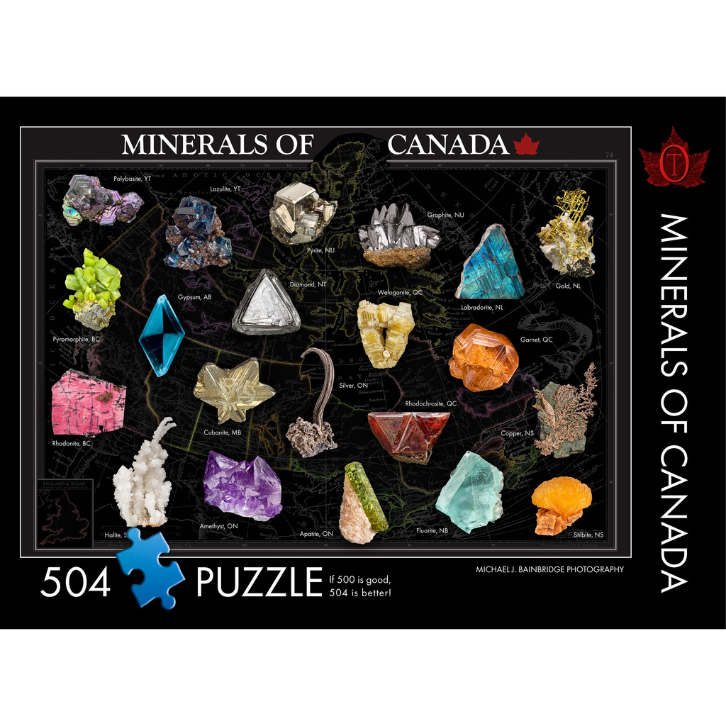 The Occurrence Puzzle 504 pieces / Minerals of Canada Puzzles