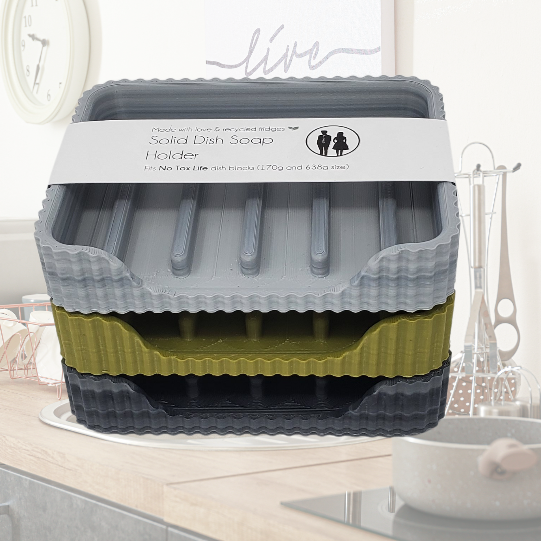 The Rogerie dish soap holder Large (for 170g or 638g blocks) / Stoney Creek Solid Dish Soap Holder