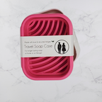 The Rogerie soap container Bubble Gum Pink / Rectangular Travel Soap Case