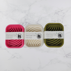 The Rogerie soap container Frost / Rectangular Travel Soap Case