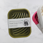 The Rogerie soap container Mountain Moss / Rectangular Travel Soap Case