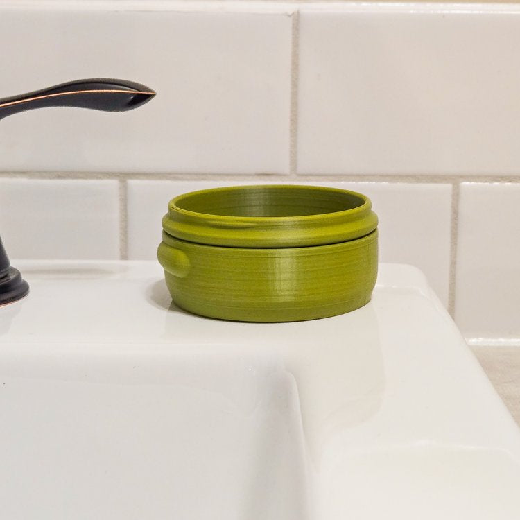 green soap container Travel Soap Case